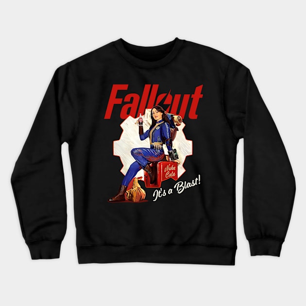 Fallout - Nuka Cola Crewneck Sweatshirt by givayte